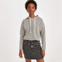 jupe jean gris promod