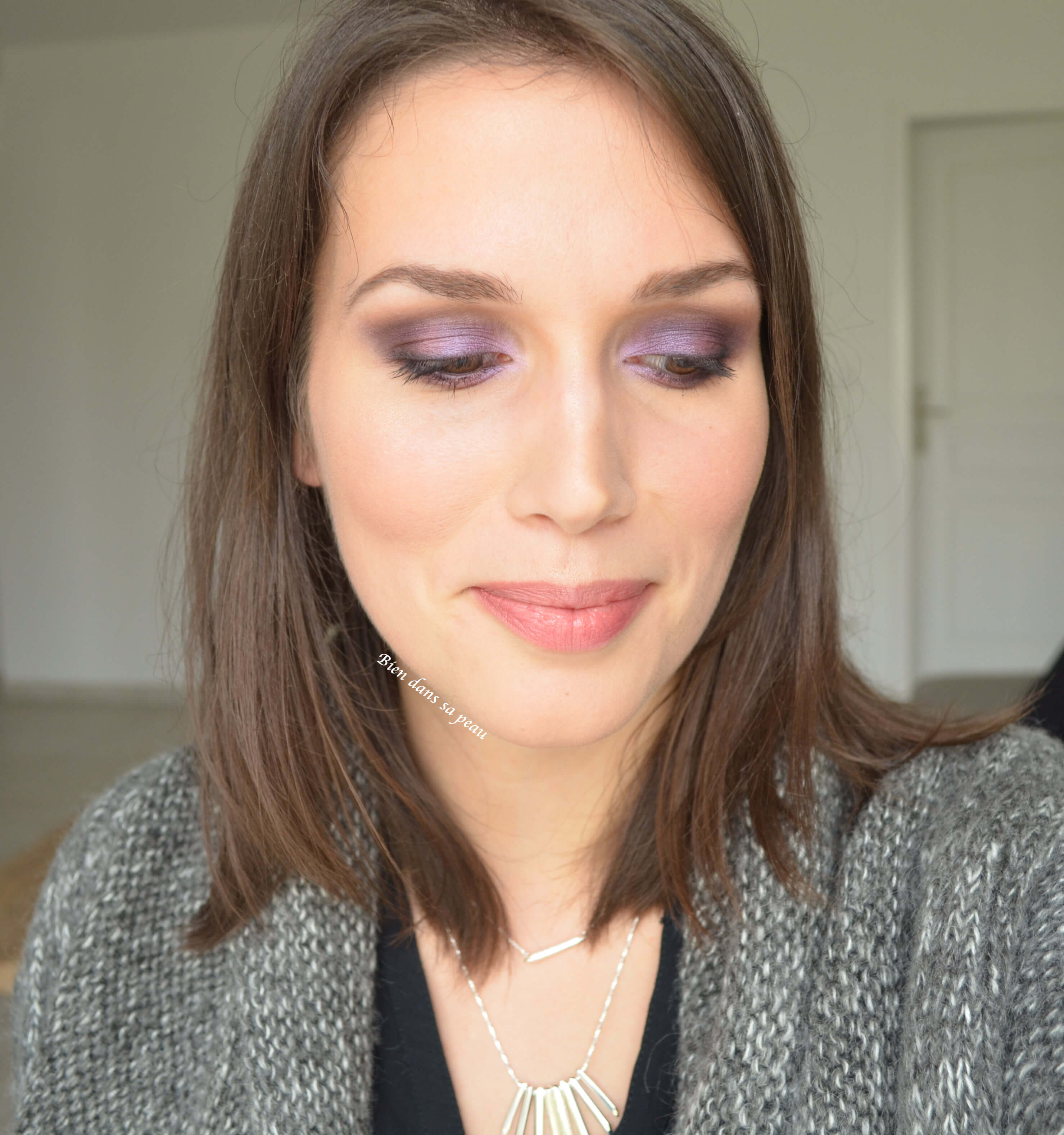 maquillage yeux fards violets mac cosmetics