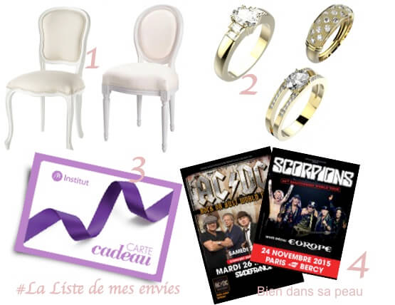 la liste de mes envies
