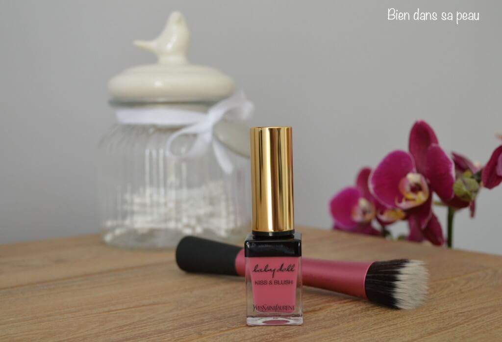 face of the day avec le kiss & blush baby doll de yves saint laurent