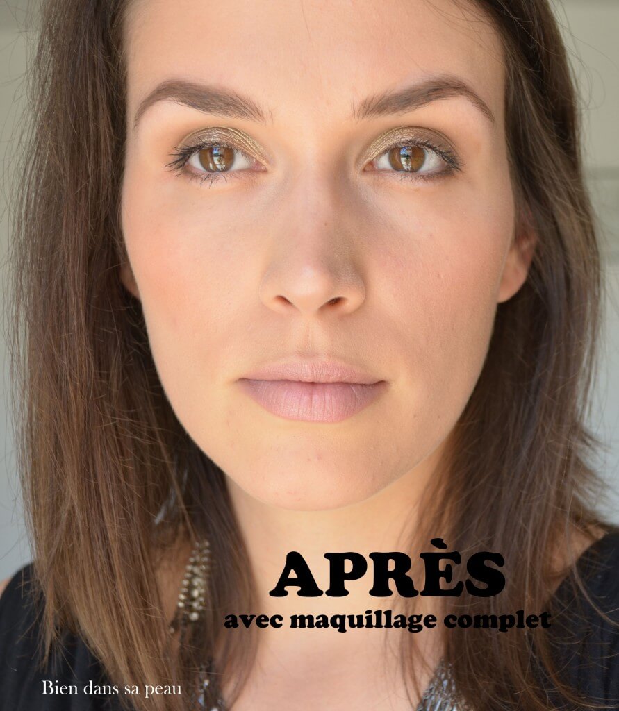 revue avant après sur le fond de teint accord parfait de l'oréal
