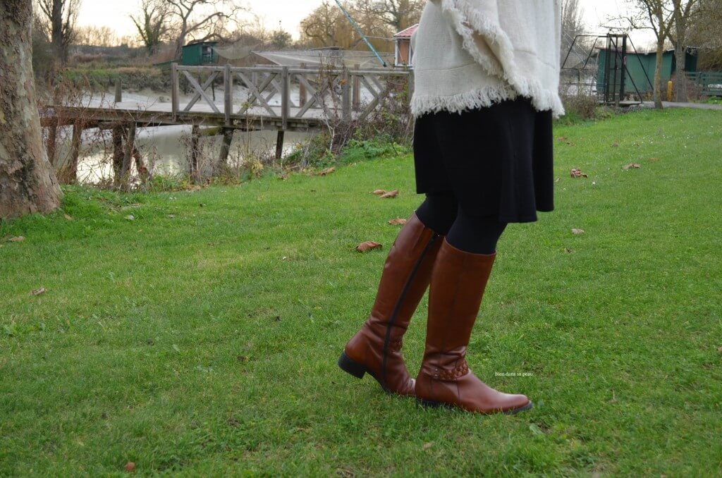 look et revue sur l'instar mini 8 de fujifilm avec bottes minelli