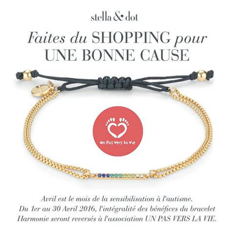 bracelet harmonie mois de l'autisme