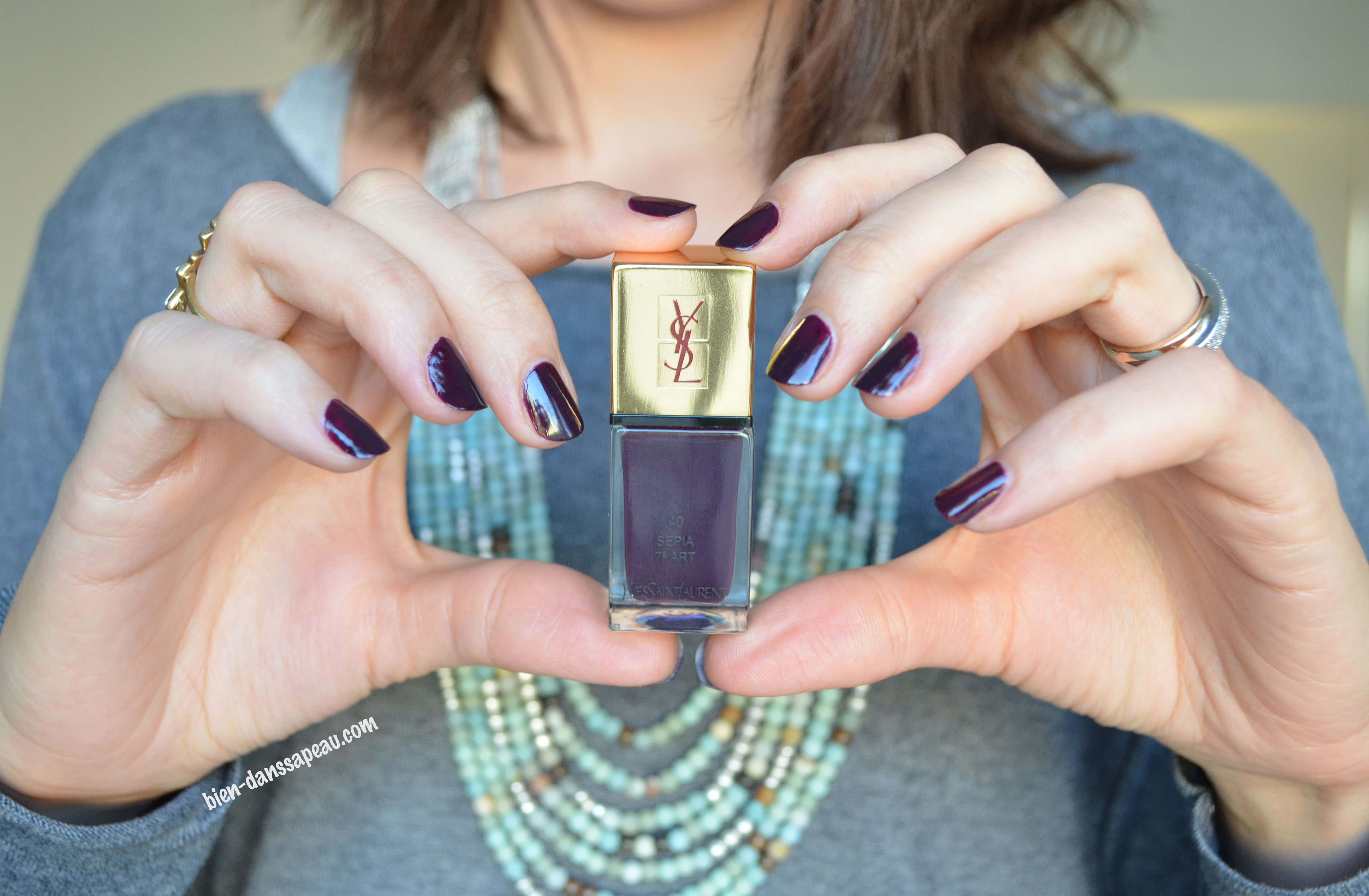 vernis sepia 7ème art yves saint laurent