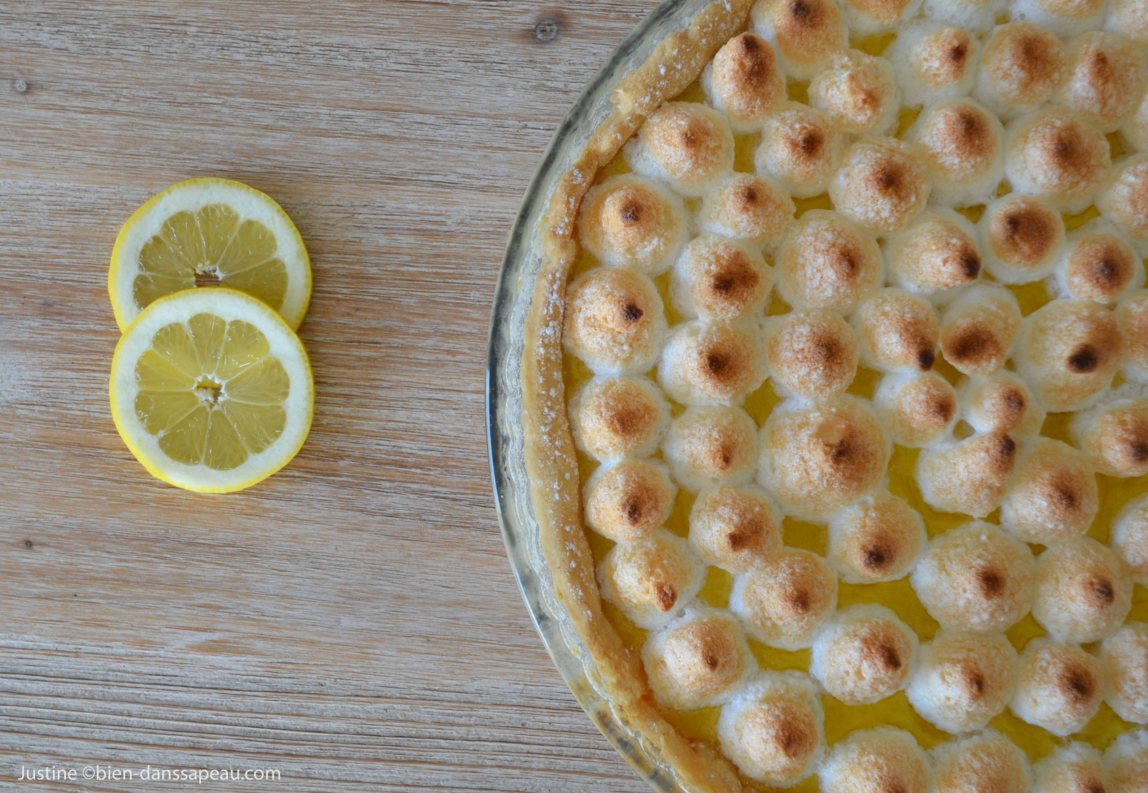 tarte au citron meringuée