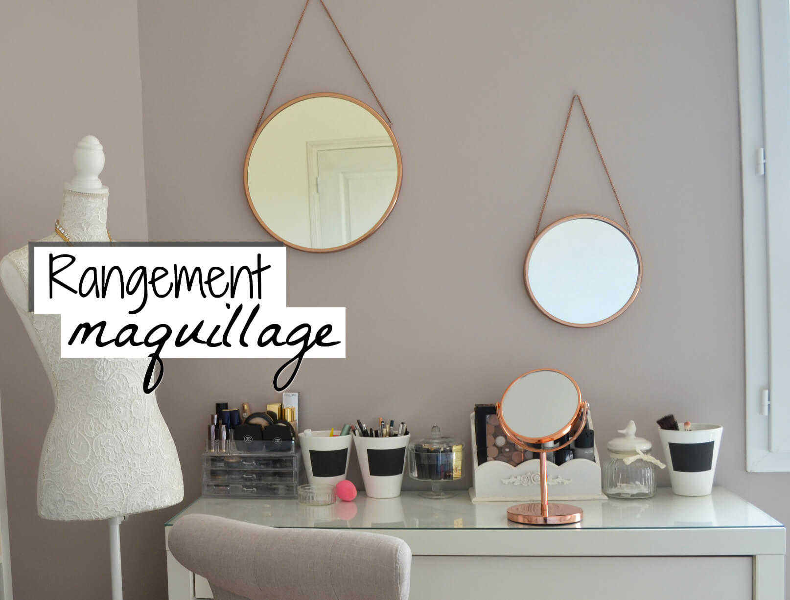 rangement maquillage