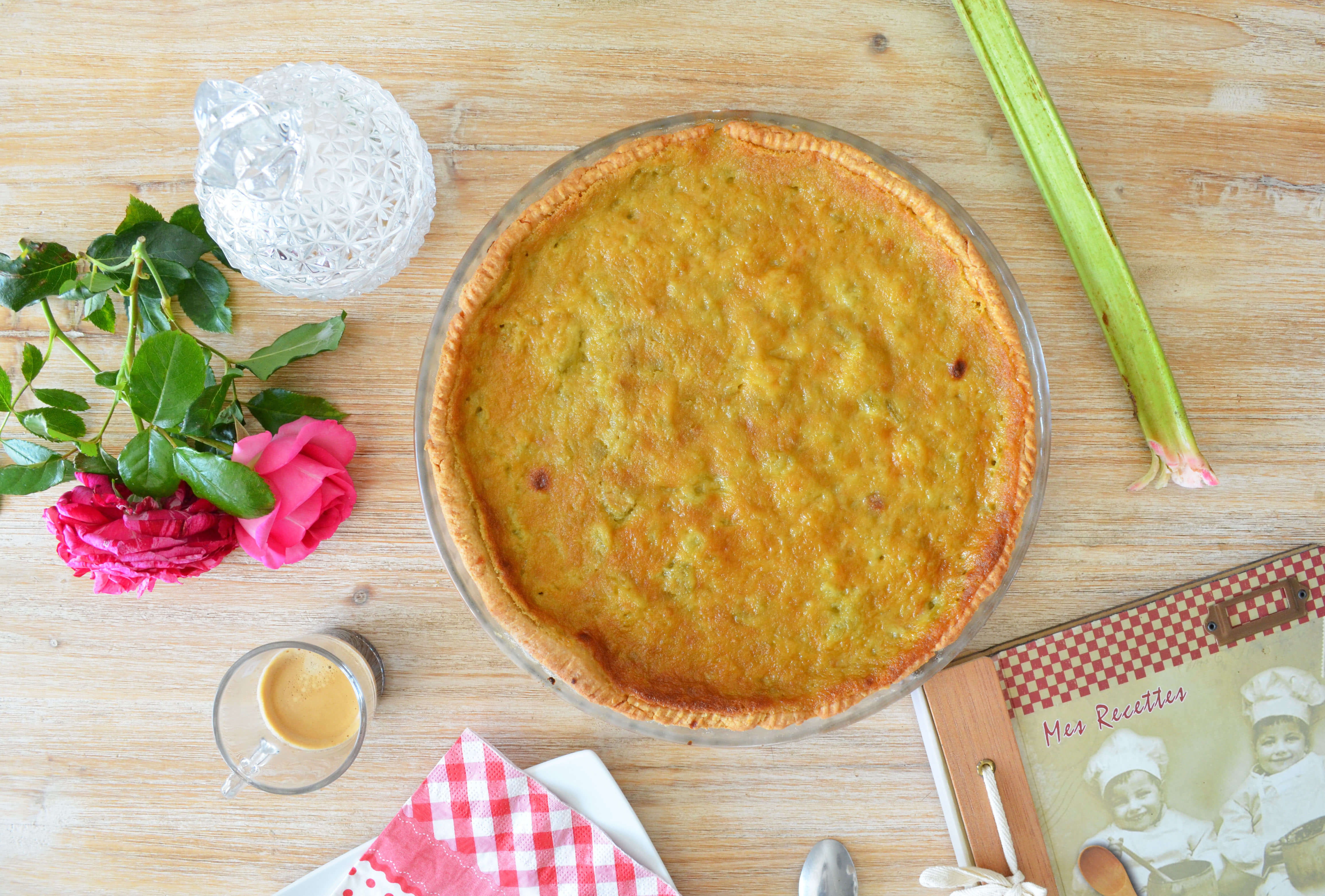 tarte à la rhubarbe