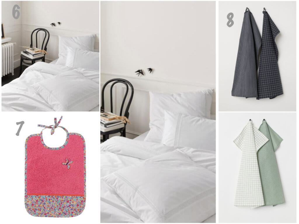 liste d'achats linge de maison