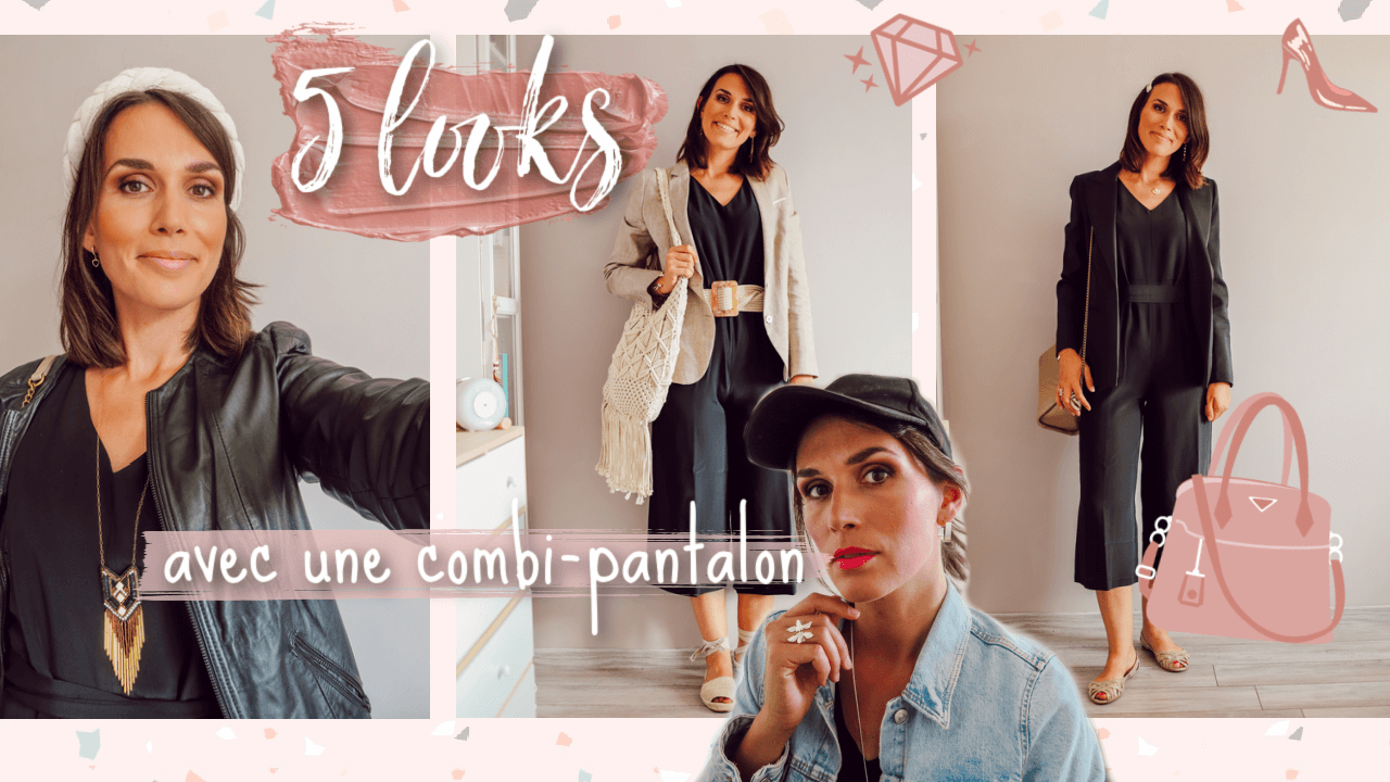 combi-pantalon noire