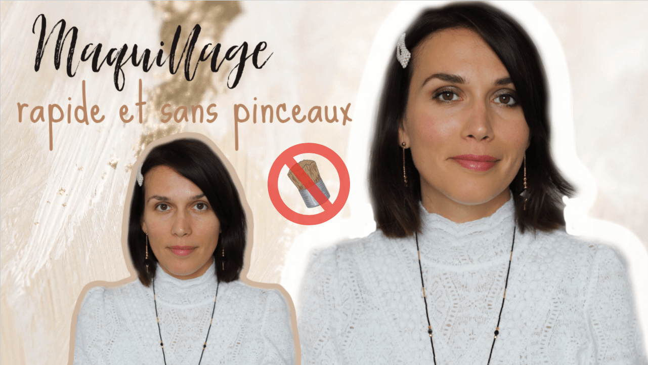 maquillage sans pinceaux