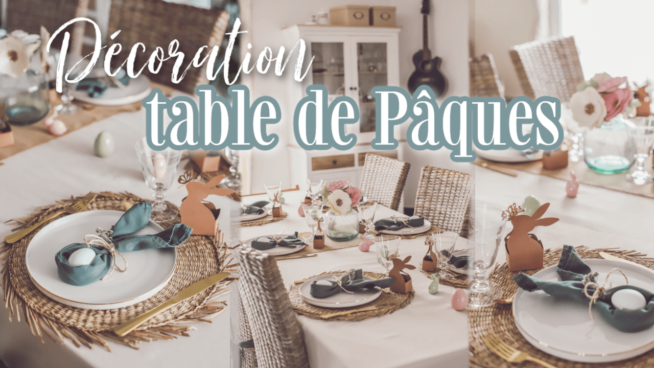 décoration table de pâques